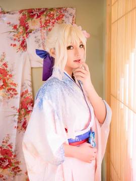 《Fate Stay Night》凛＆saber和服 C O S P L A Y_吾王saber (6)