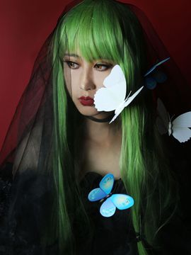 《叛逆的鲁路修》C.C.女王礼服 C O S P L A Y_[cos正片]+++叛逆的鲁鲁修+++CC黑礼服+++ (10)