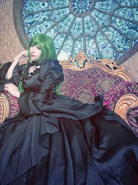 《叛逆的鲁路修》C.C.女王礼服 C O S P L A Y_C.C圆满了大本命开心hhh (6)