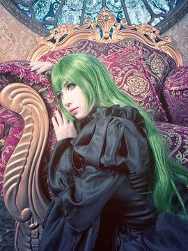 《叛逆的鲁路修》C.C.女王礼服 C O S P L A Y_C.C圆满了大本命开心hhh (12)