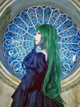 《叛逆的鲁路修》C.C.女王礼服 C O S P L A Y_C.C圆满了大本命开心hhh (13)