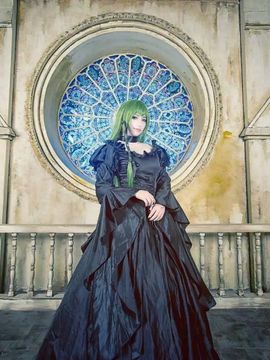 《叛逆的鲁路修》C.C.女王礼服 C O S P L A Y_C.C圆满了大本命开心hhh (15)