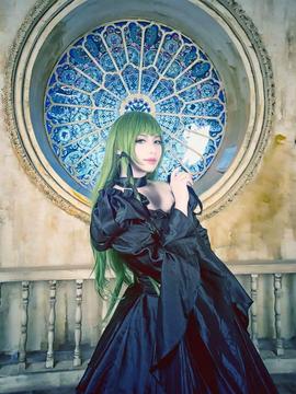 《叛逆的鲁路修》C.C.女王礼服 C O S P L A Y_C.C圆满了大本命开心hhh (17)