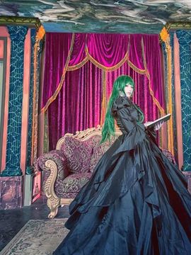 《叛逆的鲁路修》C.C.女王礼服 C O S P L A Y_C.C圆满了大本命开心hhh (20)