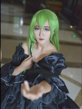 《叛逆的鲁路修》C.C.女王礼服 C O S P L A Y_【cos正片】叛逆的鲁路修 CC黑礼服 (1)