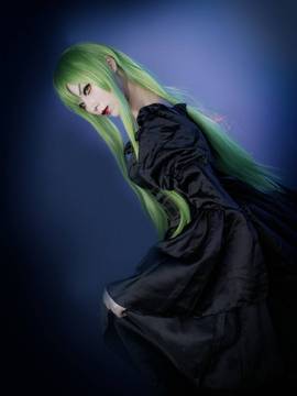 《叛逆的鲁路修》C.C.女王礼服 C O S P L A Y_COS 反叛的鲁路修 C.C. 遇见你之前，我一直是死的。 (5)