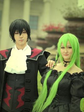 《叛逆的鲁路修》C.C.女王礼服 C O S P L A Y_COS 反叛的鲁路修 C.C. 遇见你之前，我一直是死的。 (11)