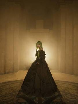 《叛逆的鲁路修》C.C.女王礼服 C O S P L A Y_叛逆的鲁鲁修cc黑礼服 (8)