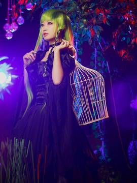 《叛逆的鲁路修》C.C.女王礼服 C O S P L A Y_叛逆的鲁鲁修 CC黑礼服.ver (2)