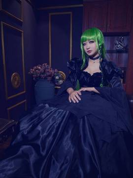 《叛逆的鲁路修》C.C.女王礼服 C O S P L A Y_叛逆的鲁鲁修 CC黑礼服.ver (5)