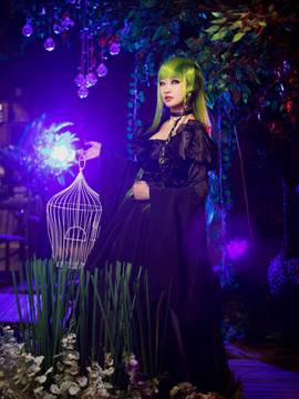 《叛逆的鲁路修》C.C.女王礼服 C O S P L A Y_叛逆的鲁鲁修 CC黑礼服.ver (6)