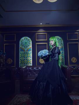 《叛逆的鲁路修》C.C.女王礼服 C O S P L A Y_叛逆的鲁鲁修 CC黑礼服.ver (9)