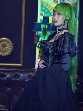 《叛逆的鲁路修》C.C.女王礼服 C O S P L A Y_叛逆的鲁鲁修 CC黑礼服.ver (11)