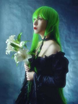 《叛逆的鲁路修》C.C.女王礼服 C O S P L A Y_やっと呼んでくれたね、私の名前  再说一次吧，我的名字 (11)