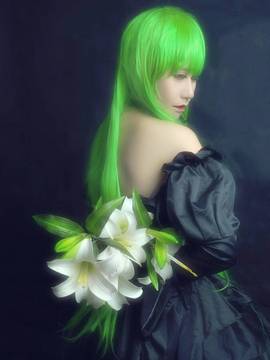 《叛逆的鲁路修》C.C.女王礼服 C O S P L A Y_やっと呼んでくれたね、私の名前  再说一次吧，我的名字 (1)