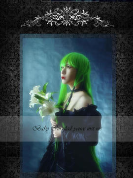 《叛逆的鲁路修》C.C.女王礼服 C O S P L A Y_やっと呼んでくれたね、私の名前  再说一次吧，我的名字 (4)