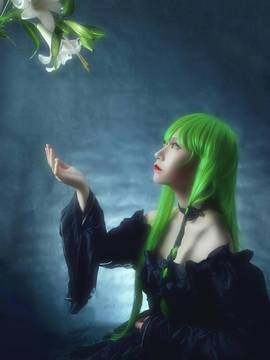 《叛逆的鲁路修》C.C.女王礼服 C O S P L A Y_やっと呼んでくれたね、私の名前  再说一次吧，我的名字 (5)