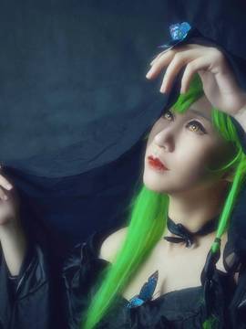 《叛逆的鲁路修》C.C.女王礼服 C O S P L A Y_やっと呼んでくれたね、私の名前  再说一次吧，我的名字 (6)