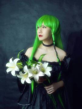 《叛逆的鲁路修》C.C.女王礼服 C O S P L A Y_やっと呼んでくれたね、私の名前  再说一次吧，我的名字 (10)