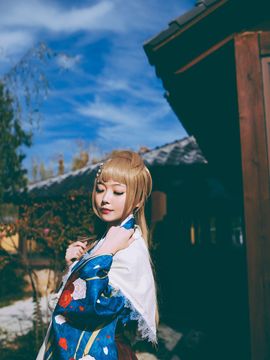 《Love Live》大正和服未觉醒南小鸟 C O S P L A Y_大正和服未觉醒南小鸟 C O S (4)