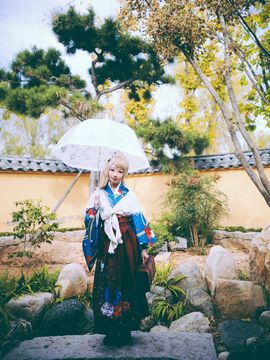 《Love Live》大正和服未觉醒南小鸟 C O S P L A Y_大正和服未觉醒南小鸟 C O S (6)