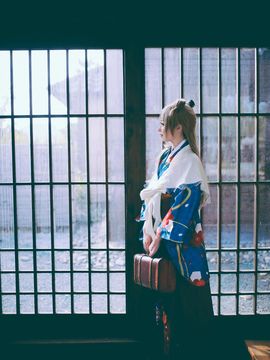 《Love Live》大正和服未觉醒南小鸟 C O S P L A Y_大正和服未觉醒南小鸟 C O S (9)