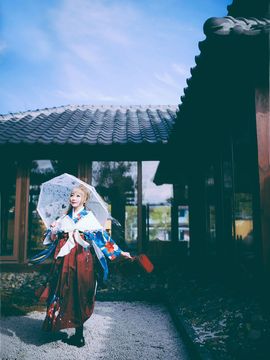 《Love Live》大正和服未觉醒南小鸟 C O S P L A Y_大正和服未觉醒南小鸟 C O S (12)