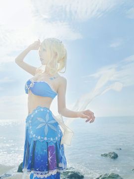 《lovelive！》绚濑绘里人鱼ver C O S P L A Y_人鱼绘里 (7)