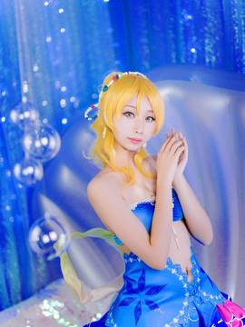 《lovelive！》绚濑绘里人鱼ver C O S P L A Y_人魚覺醒 (9)