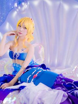 《lovelive！》绚濑绘里人鱼ver C O S P L A Y_人魚覺醒 (7)