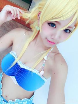 《lovelive！》绚濑绘里人鱼ver C O S P L A Y_【ラブライブ！人魚編  絢瀬絵里】 (5)