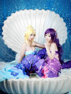 《lovelive！》绚濑绘里人鱼ver C O S P L A Y_Lovelive!人鱼觉醒绘里 (1)