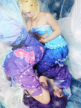《lovelive！》绚濑绘里人鱼ver C O S P L A Y_Lovelive!人鱼觉醒绘里 (5)