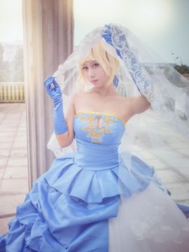 《王の恋》型月十周年Saber红蓝双王礼服C O S P L A Y&nbsp;&nbsp;[ 编辑 ]_saber尼禄婚纱 (3)