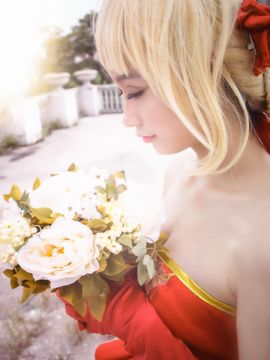 《王の恋》型月十周年Saber红蓝双王礼服C O S P L A Y&nbsp;&nbsp;[ 编辑 ]_saber尼禄婚纱 (4)
