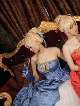 《王の恋》型月十周年Saber红蓝双王礼服C O S P L A Y&nbsp;&nbsp;[ 编辑 ]_saber十周年礼服 (2)