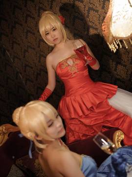 《王の恋》型月十周年Saber红蓝双王礼服C O S P L A Y&nbsp;&nbsp;[ 编辑 ]_saber十周年礼服 (5)