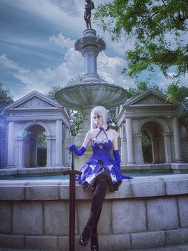 《Fate stay night》saber小礼服 C O S P L A Y_saber小礼服 C O S (6)