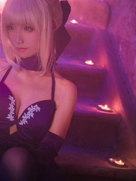 《Fate stay night》saber小礼服 C O S P L A Y_saber小礼服 C O S (13)