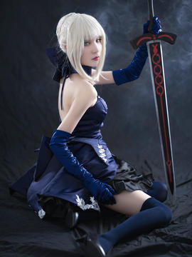 《Fate stay night》saber小礼服 C O S P L A Y_阿尔托莉雅·潘德拉贡 Alter (5)