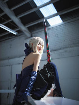 《Fate stay night》saber小礼服 C O S P L A Y_阿尔托莉雅·潘德拉贡 Alter (7)
