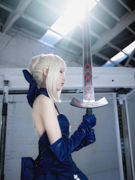 《Fate stay night》saber小礼服 C O S P L A Y_阿尔托莉雅·潘德拉贡 Alter (12)