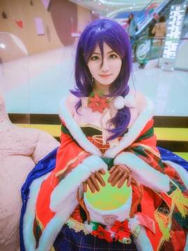 《lovelive》东条希唱诗班觉醒ver C O S P L A Y_圣诞觉醒希 (8)