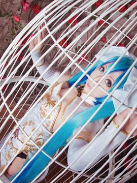 《lovelive》初音未来笼中雀C O S P L A Y_初音未来笼中雀C O S (7)