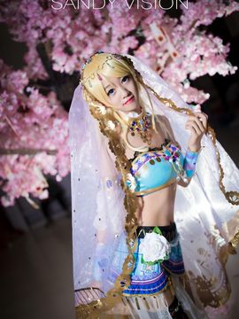 《lovelive！》绚濑绘里舞娘觉醒 C O S_AM3 场照 绚濑绘里 舞娘觉醒 (1)