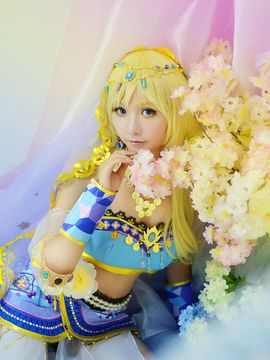 《lovelive！》绚濑绘里舞娘觉醒 C O S_绘里舞娘觉醒～不来跟我跳一支舞吗？ (2)