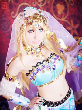 《lovelive！》绚濑绘里舞娘觉醒 C O S_绘里舞娘 (4)