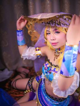 《lovelive！》绚濑绘里舞娘觉醒 C O S_《媚色》－绘里舞娘觉醒 (2)