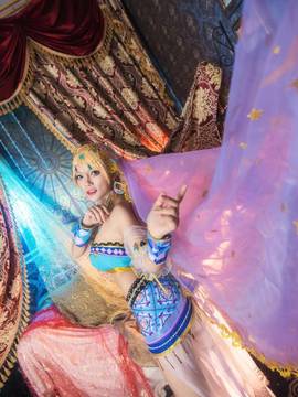 《lovelive！》绚濑绘里舞娘觉醒 C O S_love live！舞娘绘 (1)