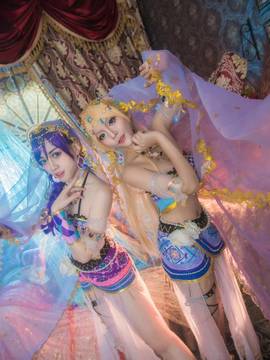 《lovelive！》绚濑绘里舞娘觉醒 C O S_love live！舞娘绘 (7)